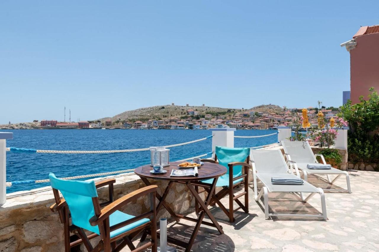 Villa Leleka Chalki Town Esterno foto