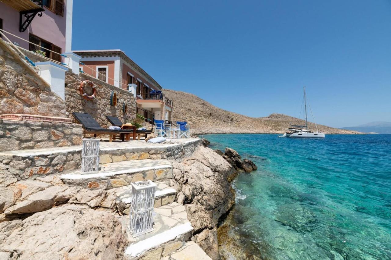 Villa Leleka Chalki Town Esterno foto