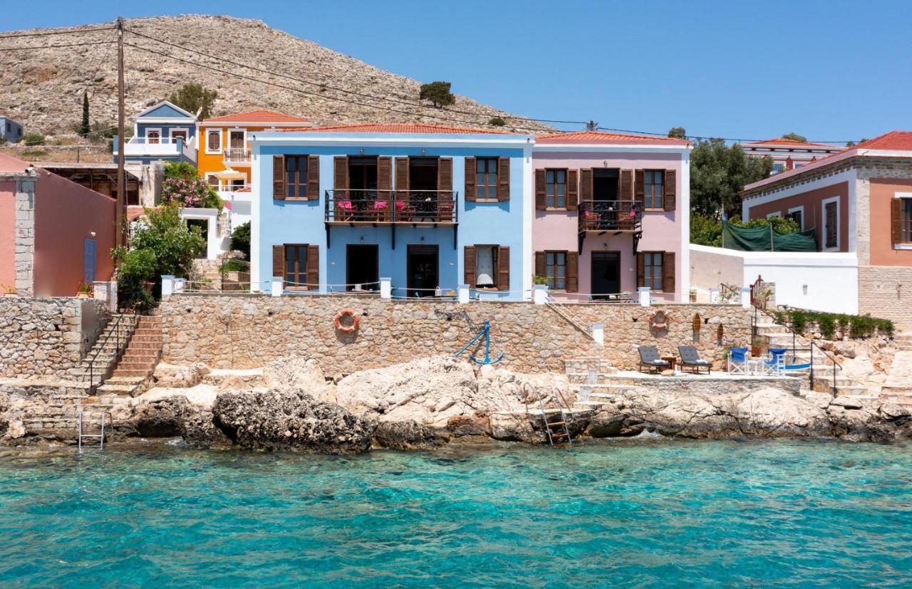 Villa Leleka Chalki Town Esterno foto