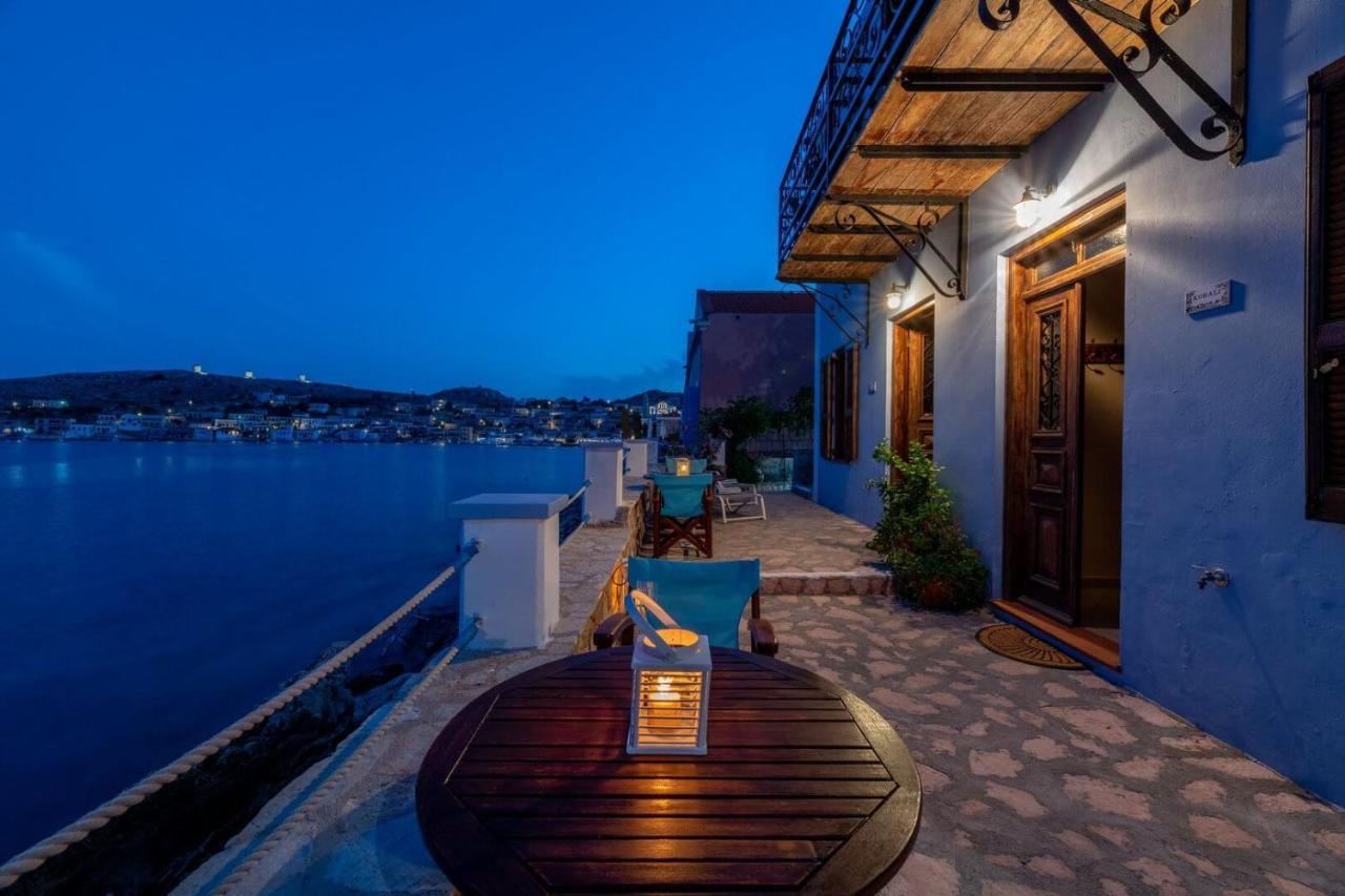 Villa Leleka Chalki Town Esterno foto