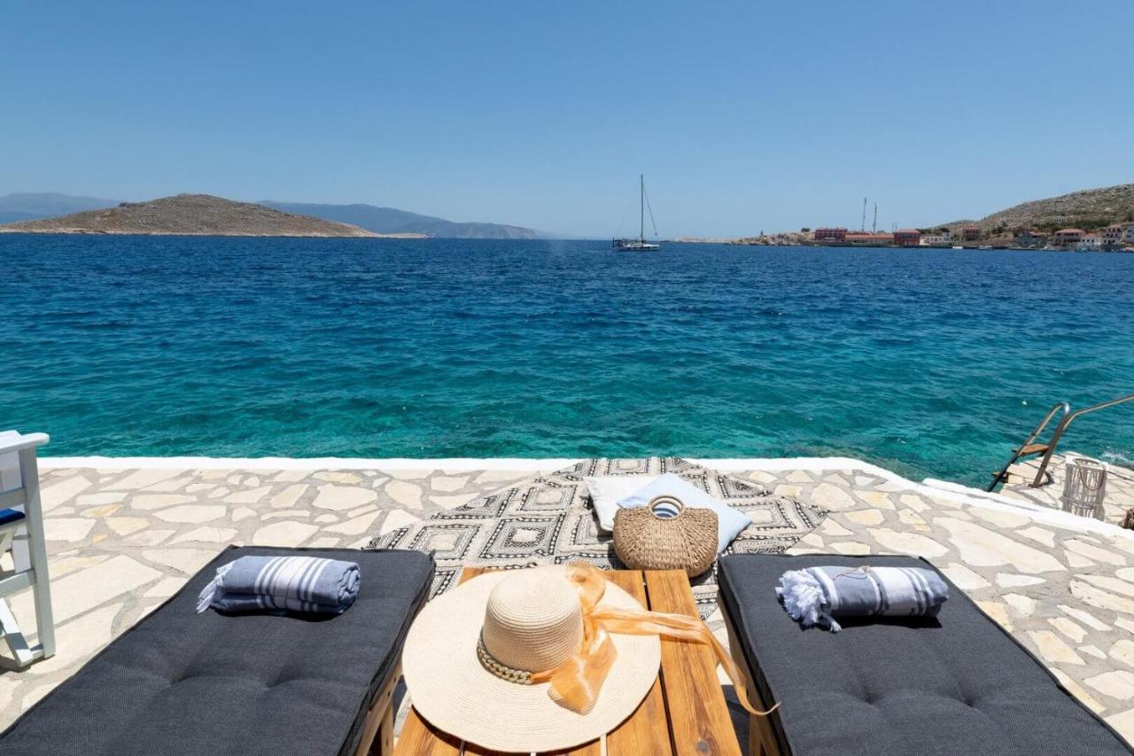 Villa Leleka Chalki Town Esterno foto